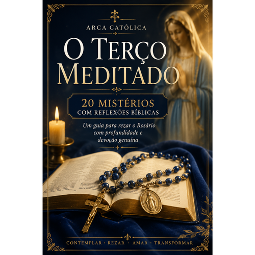 O Terço Meditado — 20 Mistérios com Reflexões Bíblicas