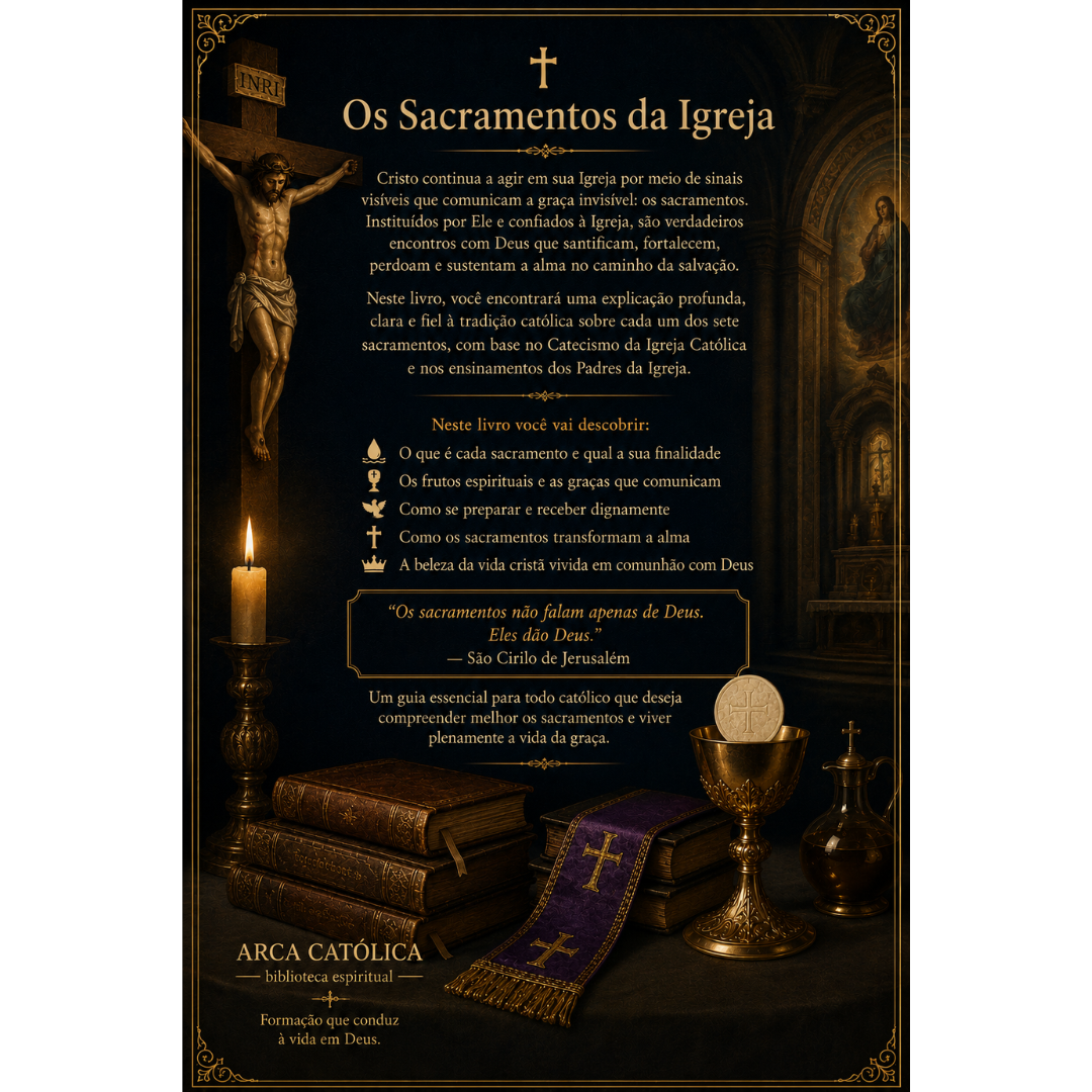 Os Sacramentos da Igreja — O que são, por que existem e como receber