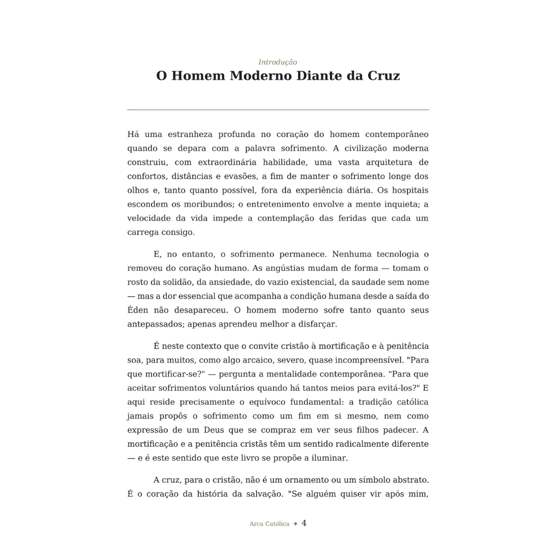 Mortificação e Penitência na Vida Cristã